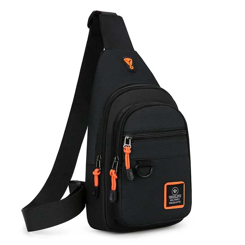 Heren vrije tijd outdoor wandelen fiets schoudertas, waterdichte sport crossbody tas, reisrugzak, heren borsttas, schoudertas