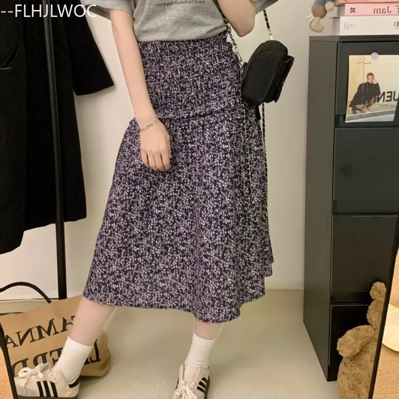 Two way to wear Dresses Cute Lolita Style Girls Summer Date Holiday Beach Flower Floral Print Retro Strapless Mini Dress