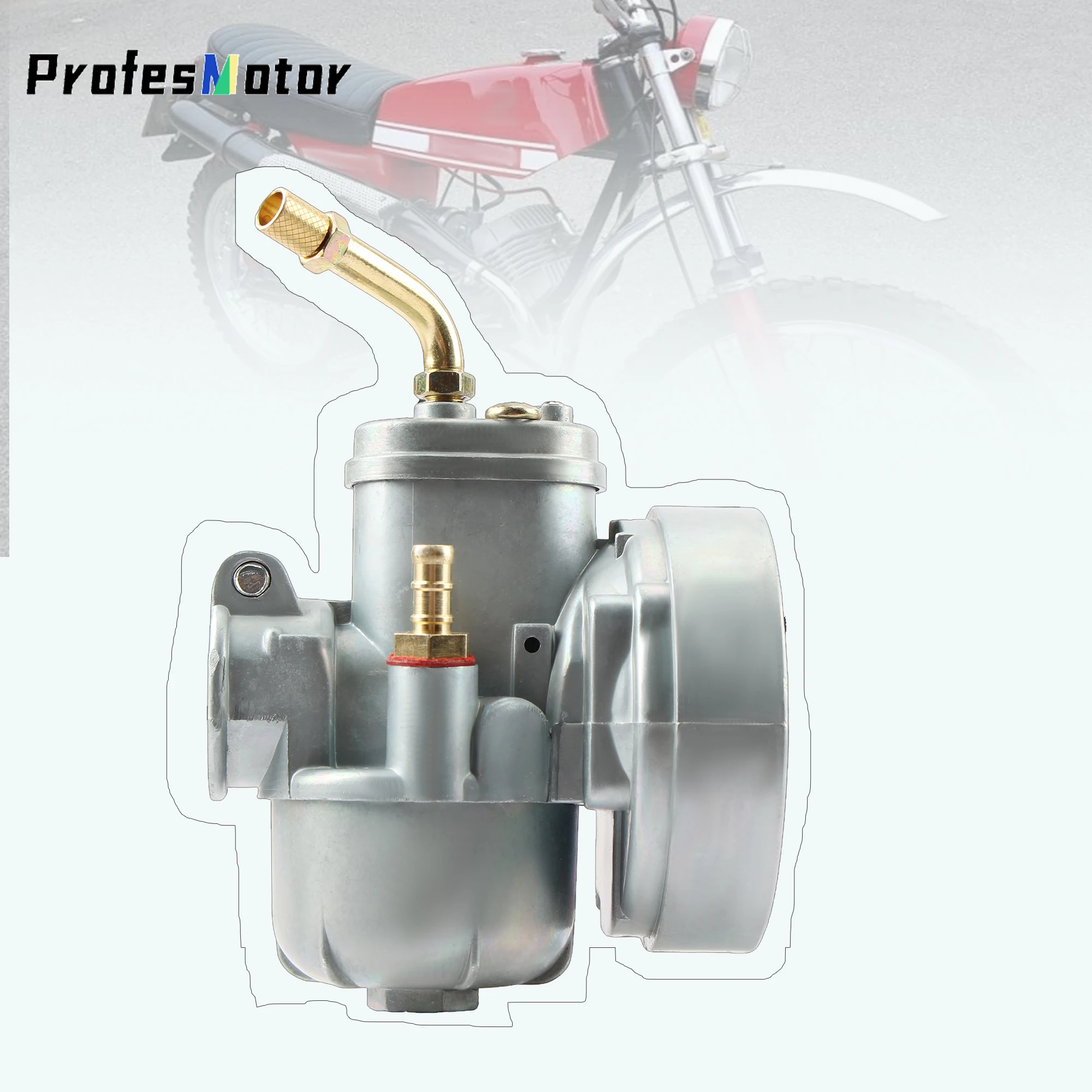 

Motorcycle Carburetor 17MM Bing Style Carb Parts For PUCH 17 Bing Dax Replacement Accessories Moped Bike Bing Style Carburetor