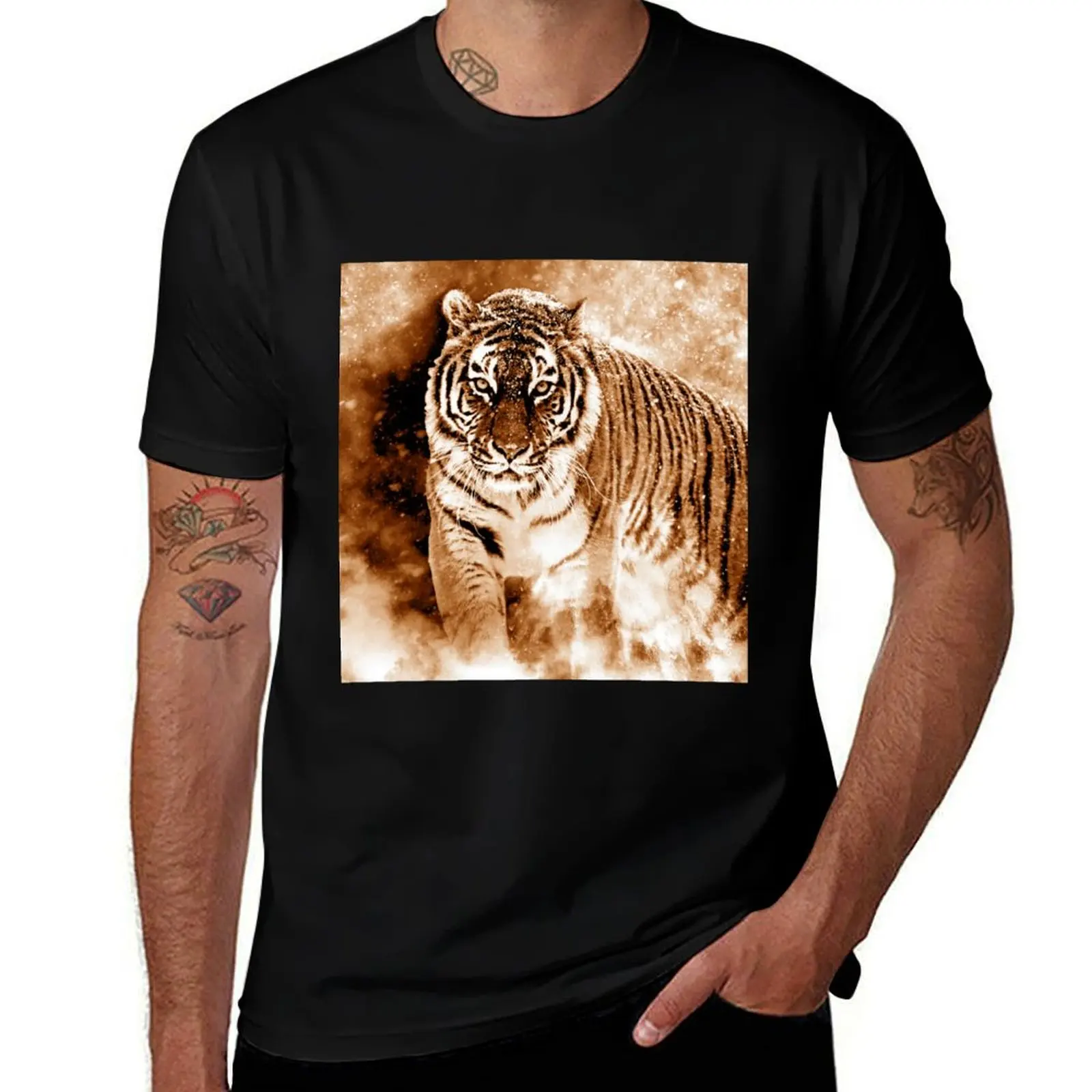 

AMUR TIGER T-Shirt funny t shirts dark humor anime t shirts for man T-Shirt