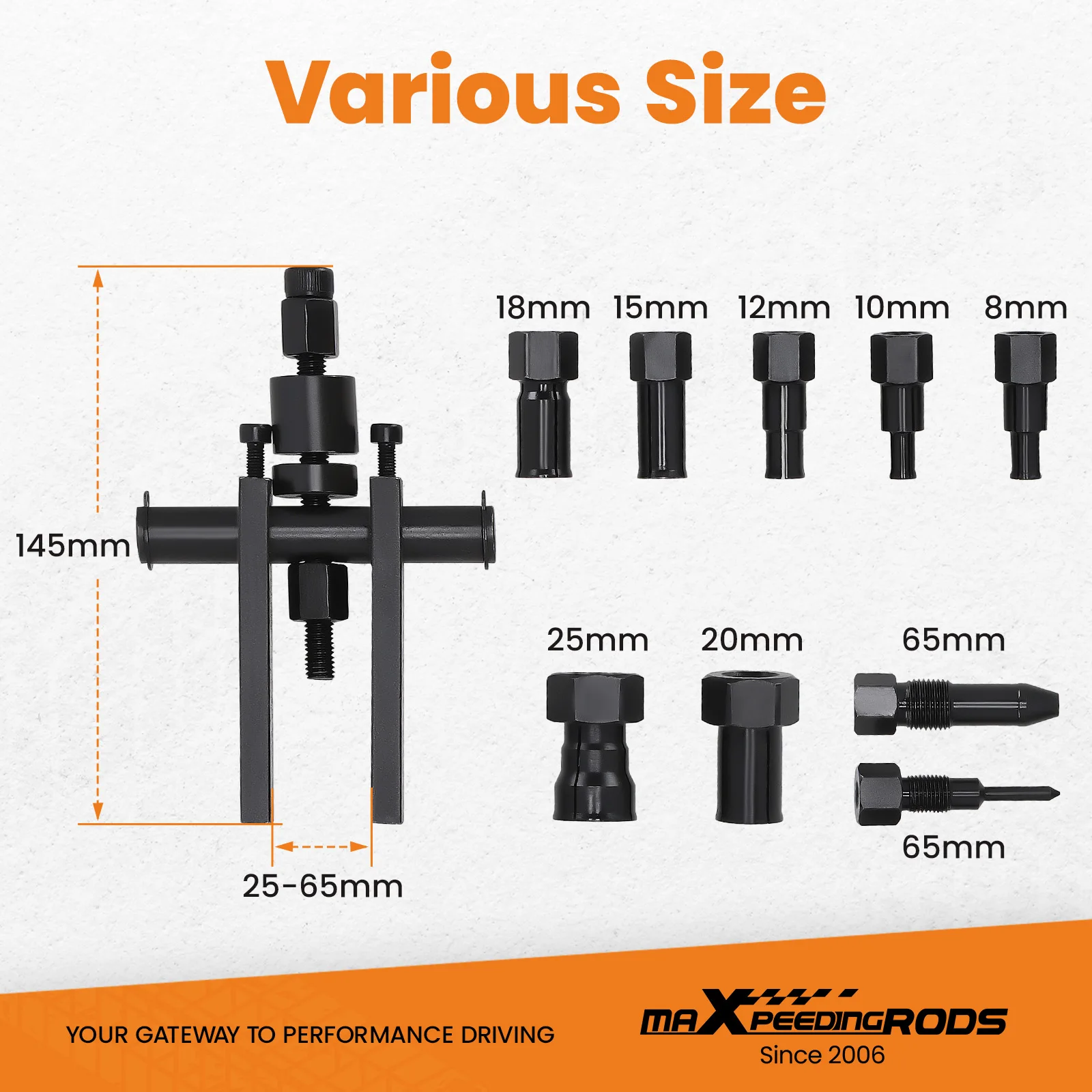 Bearing Splitter Tool Set With Case Motorcycle Inner Universally For Motorcycles