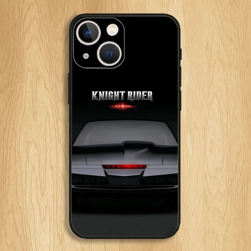 Knight Rider KITT Car Phone Case For iPhone15,14,13,12,11,Pro,Max,Plus,Mini,X,XS,XR,8,7,6,S,Plus,SE Soft Black Case