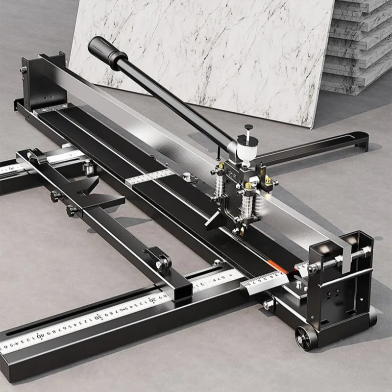 Heavy Duty Handheld Tile Cutting Machine Precision Scale Double Guide Rail Design Tile Cutting Tools Construction Site Tool