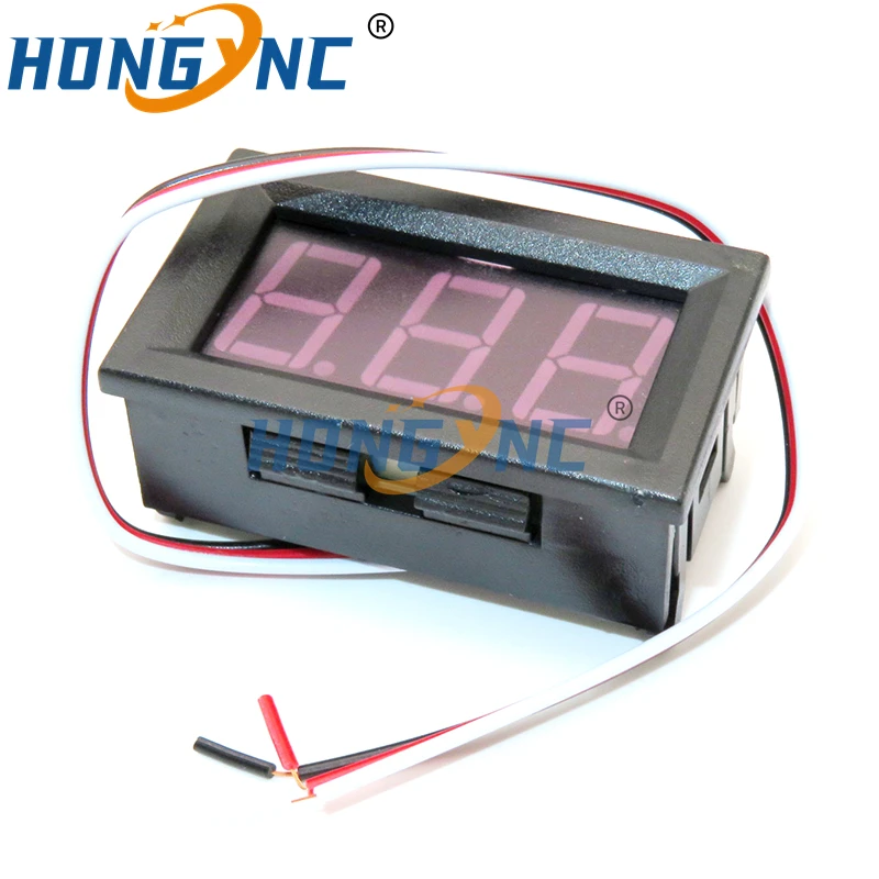 DC 0-100V 0.56 inch Digital Voltmeter Voltage Meter Red/Blue/Green/White/Orange LED Display Voltage Tester Voltage Indicator