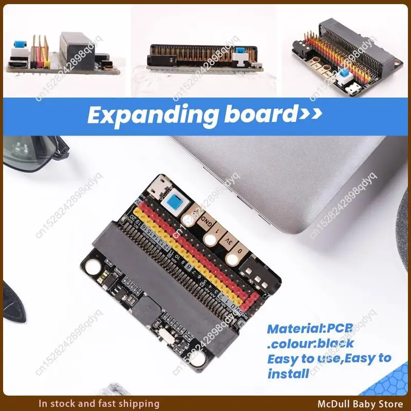 ABJA-For Microbit لوح تمديد IO BIT V2.0 Micro: لوحة محول أفقية