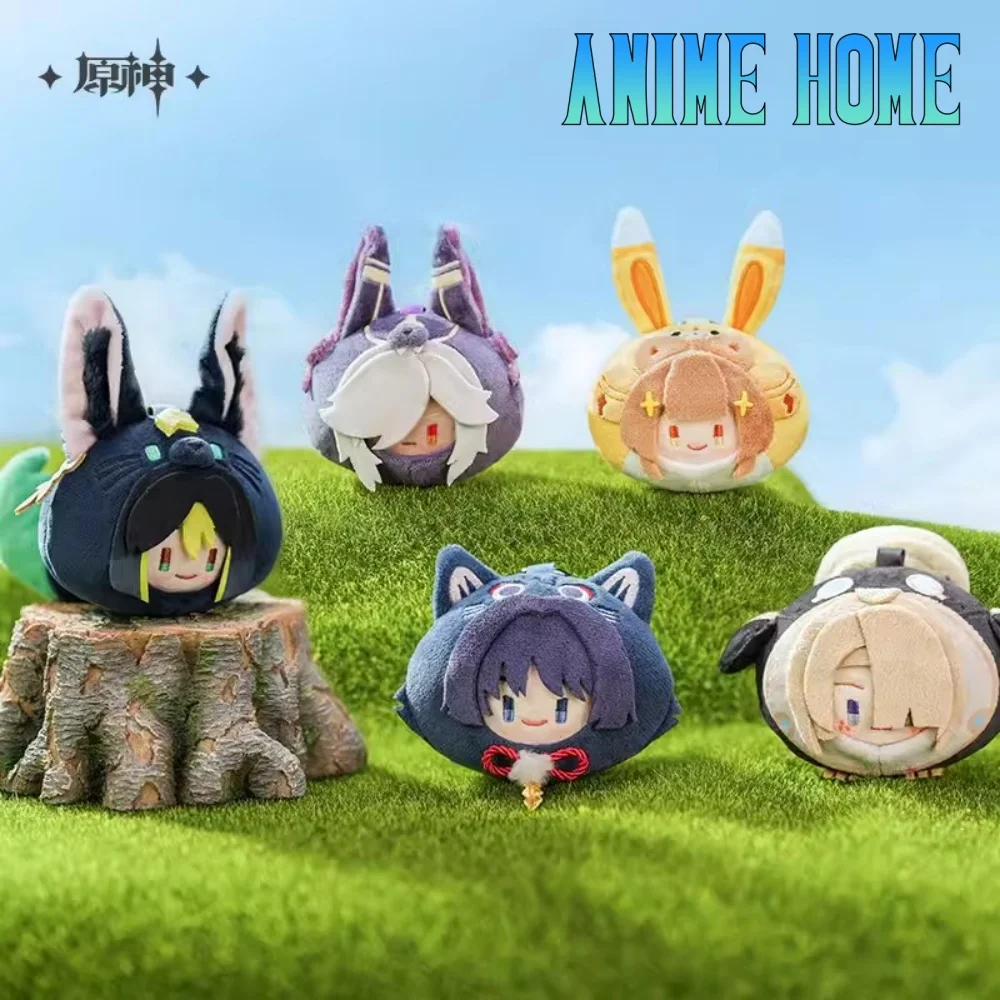 Official Genshin Impact Kunikuzushi Wanderer Cyno Xiao Diluc Yae Miko Doll Toy Stuffed Plushie Game Cosplay Kids Gift Cute