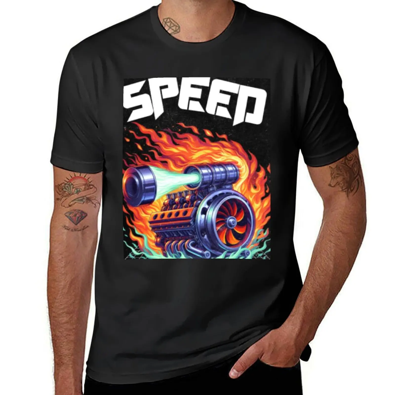 SPEED T-Shirt graphics tees mens graphic t-shirts funny