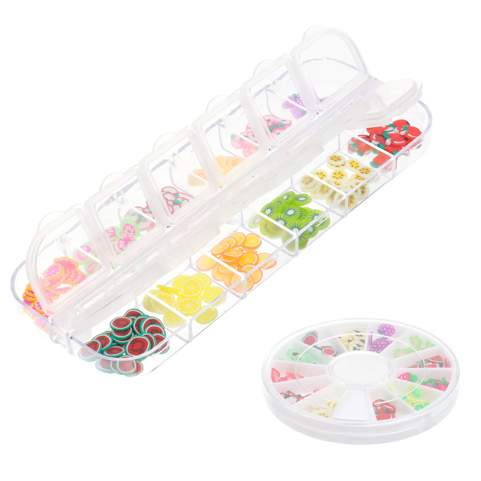

Fruit Slice Sticker Diy Nail Art Decorations Ceramic Fruit Slices Manicure Pieces Nail Decoration Charms