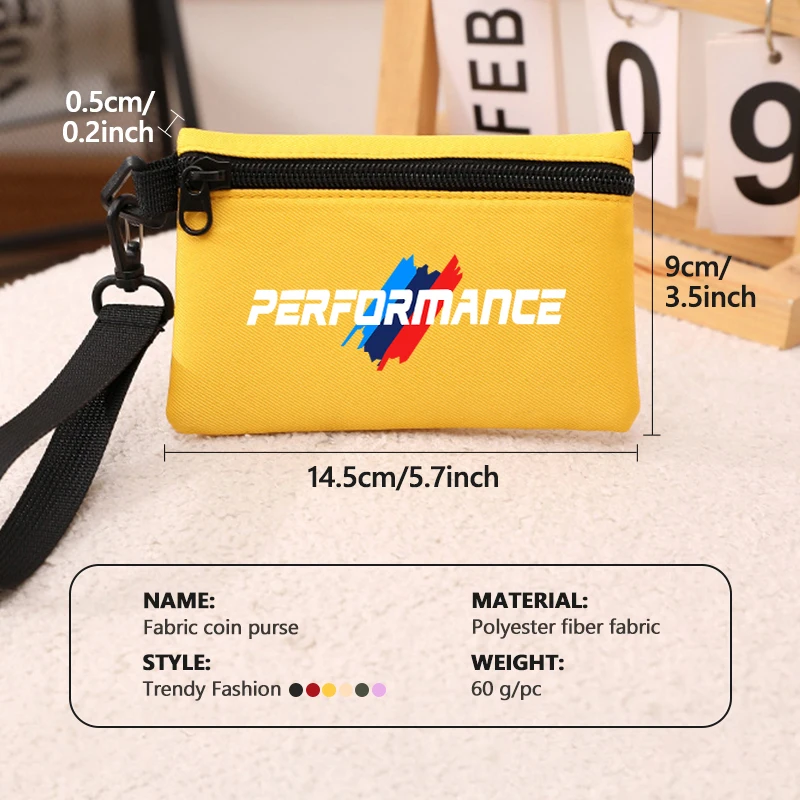 Car Zipper Coin Key Bag Money Pocket Coin Purse Small Wallet For BMW 1 3 5 Series G30 G32 G38 2021 2020 2019 2018 E46 E91 view 6