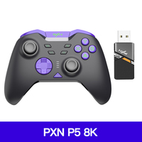 PXN P5 8K Gamepad Three Mode Wireless Game Controller Custom 8000Hz Polling Rate Hall Trigger Gamepads For PC NS Smartphone