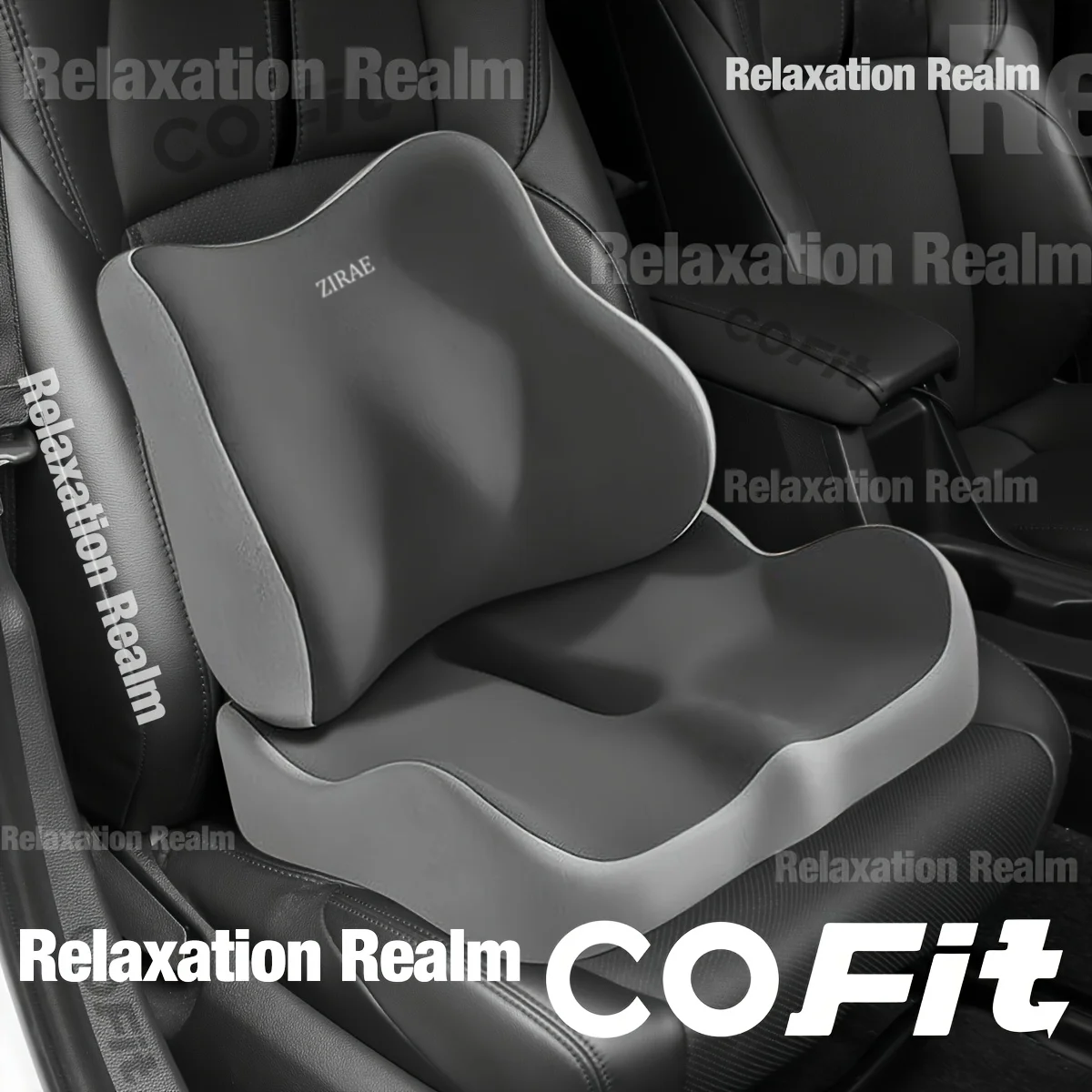 Memory Foam Car Seat Cushion Lumbar Support Pillow Soft Elastic Office Chair Pad Seat Cushion Suit for Desk Office Use