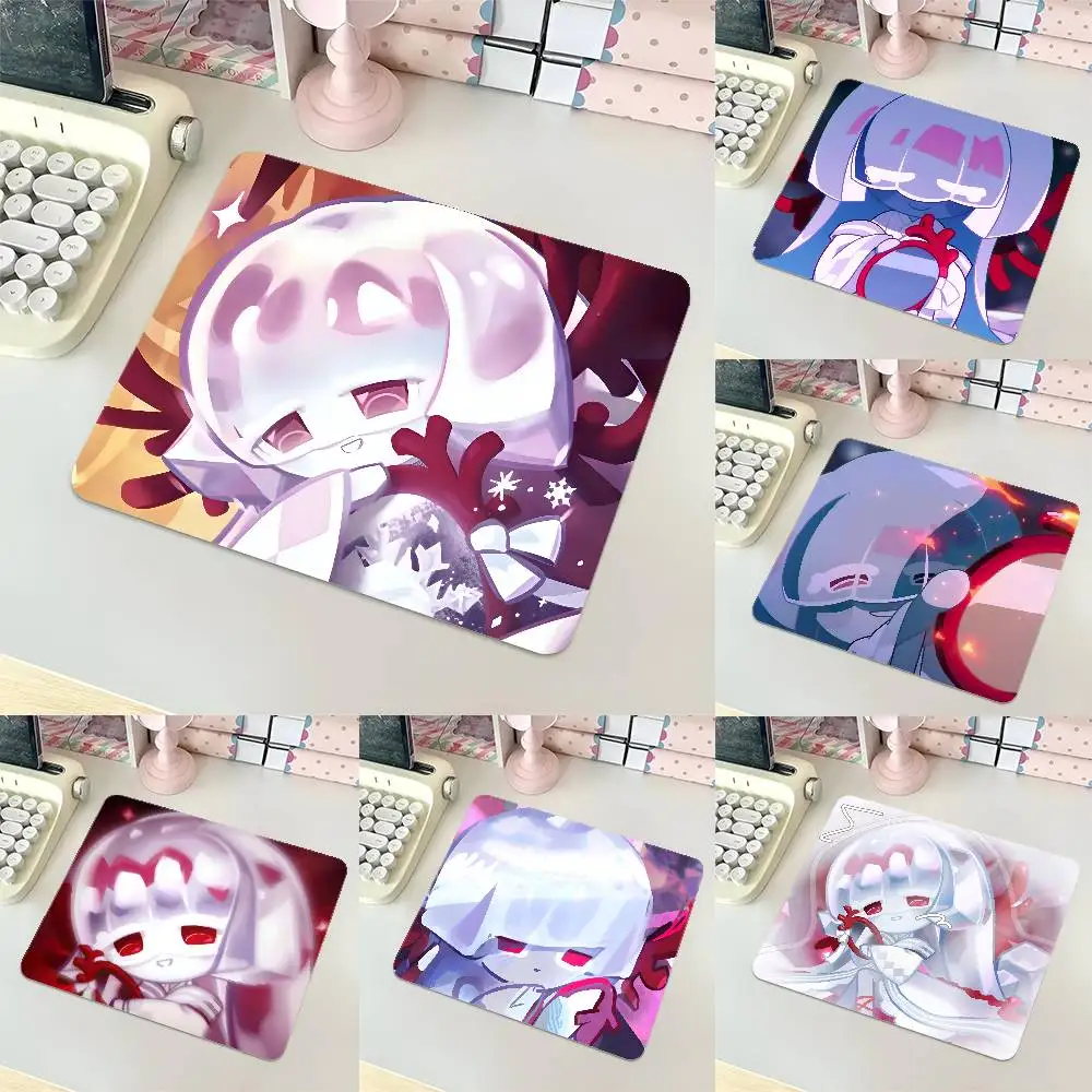 Agar Agar Cookie Mousepad Small LockEdge Mouse Pad For Gamers Computer Desk Pad Rectangular Anti-slip Rubber