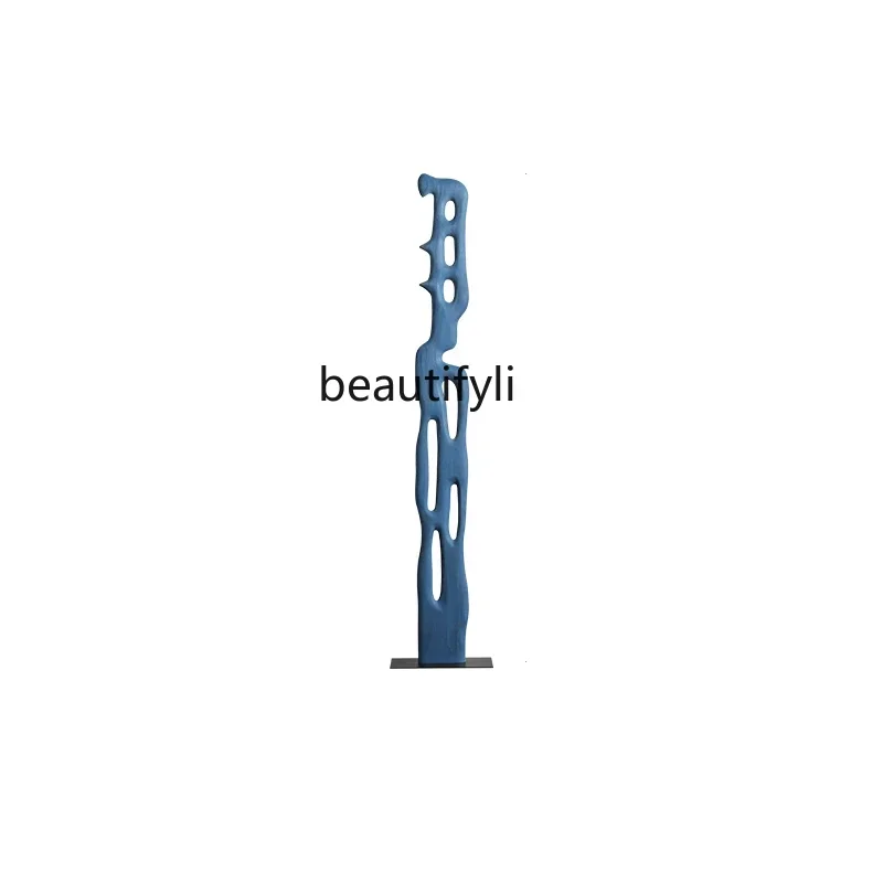 

FG10Abstract Solid Wood Art Floor Ornaments Sales Office Hallway Vertical Height Wood Carving Handicraft Equipment Ornaments
