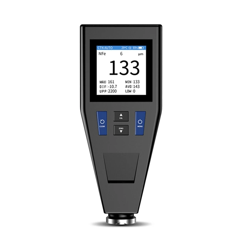 Color Screen Car Coating Thickness Gauge Best Digital Meter For Automotive Paint Thickness Measurement F/NF Easy To Use