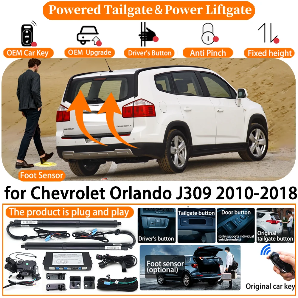 

Car OEM Powered Tailgate system for Chevrolet Orlando J309 2010-2018 Automatic Electric Power Tailgate Tail Gate Lift Strut kit