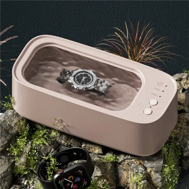 A70Z Fafa】Portable 45 Khz High-Frequency Vibration Cleaners 360°Cleaning Machine Timing For Jewelry/Pacifier/Makeup