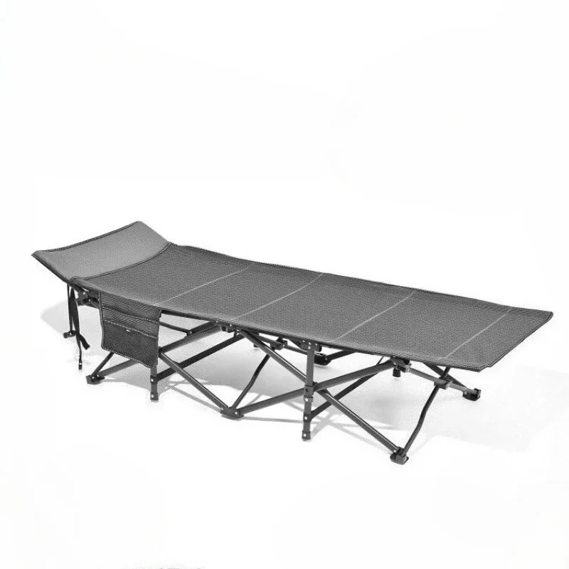 #Outdoor Furniture Camping Chair Playa Camp Bed Camping Folding Bed Portable Camping Field Office Lunch Break Hospital Escort Be