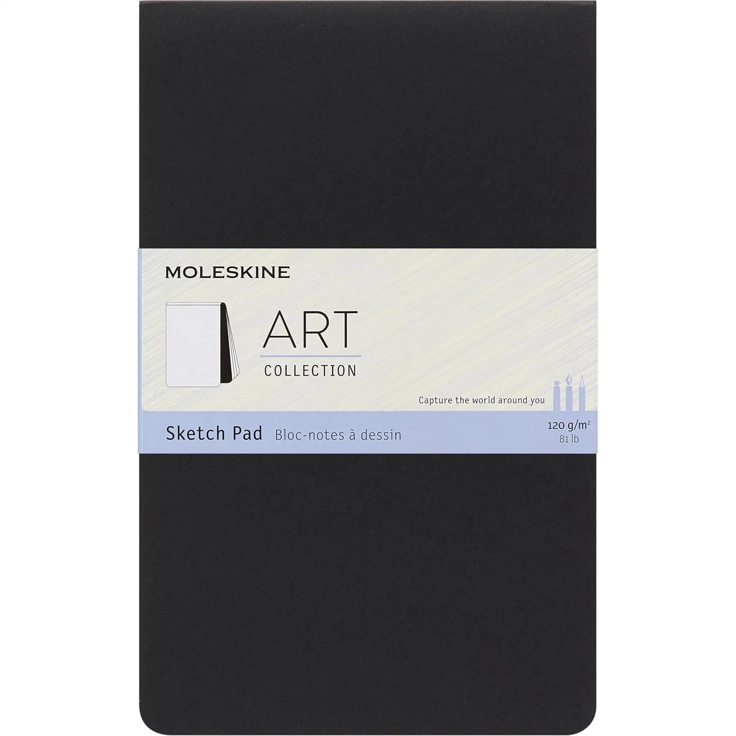 

Large Sketch Pad 5x8.25in, 48 Pages, Soft Cover Plain Blank for Drawing and Sketching