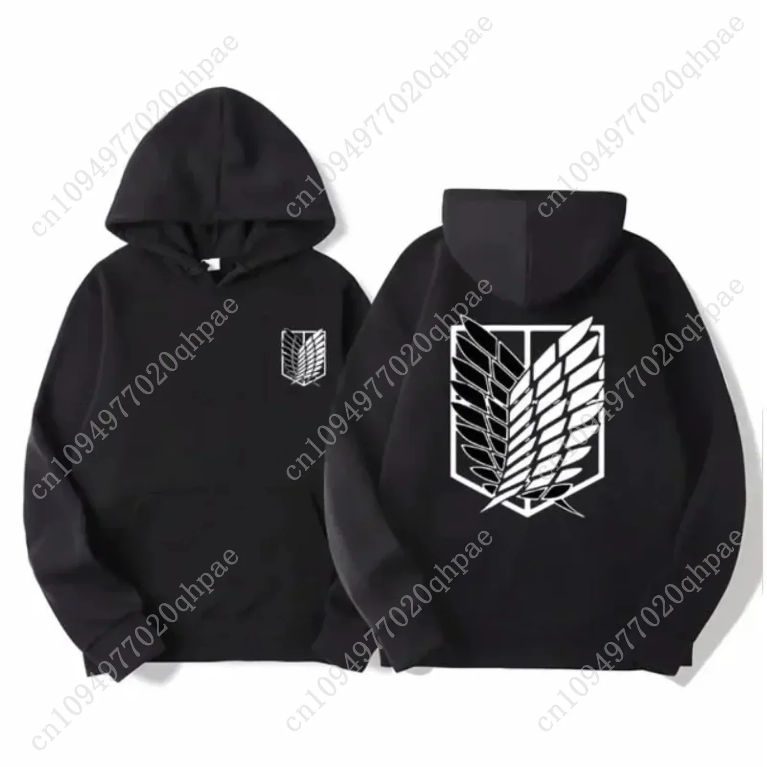 Attack on Titan Men's Hoodie Anime Hoodies Men Women Streetwear Pullover Harajuku Shingeki No Kyojin Hoodies Sweatshirt Clothes