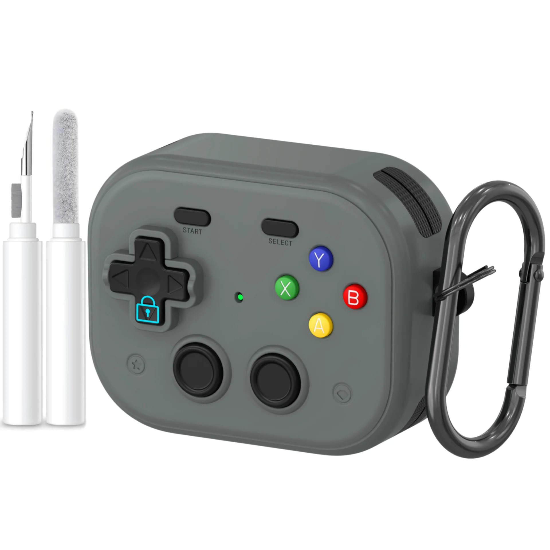 für Airpods Pro 3 Hülle Lustiges Hardshell-Gehäuse im Game-Design Stoßfeste Schutzhülle für Airpods Pro 3. Generation mit Reinigungsset – Detail 18
