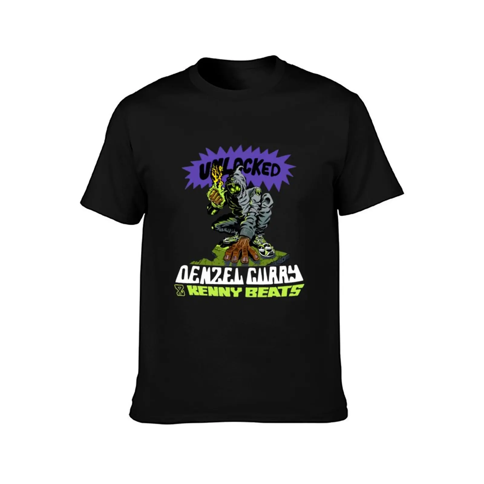 Denzel Curry Merch Unlocked T-Shirt Retro Style Print Casual Top T-Shirt