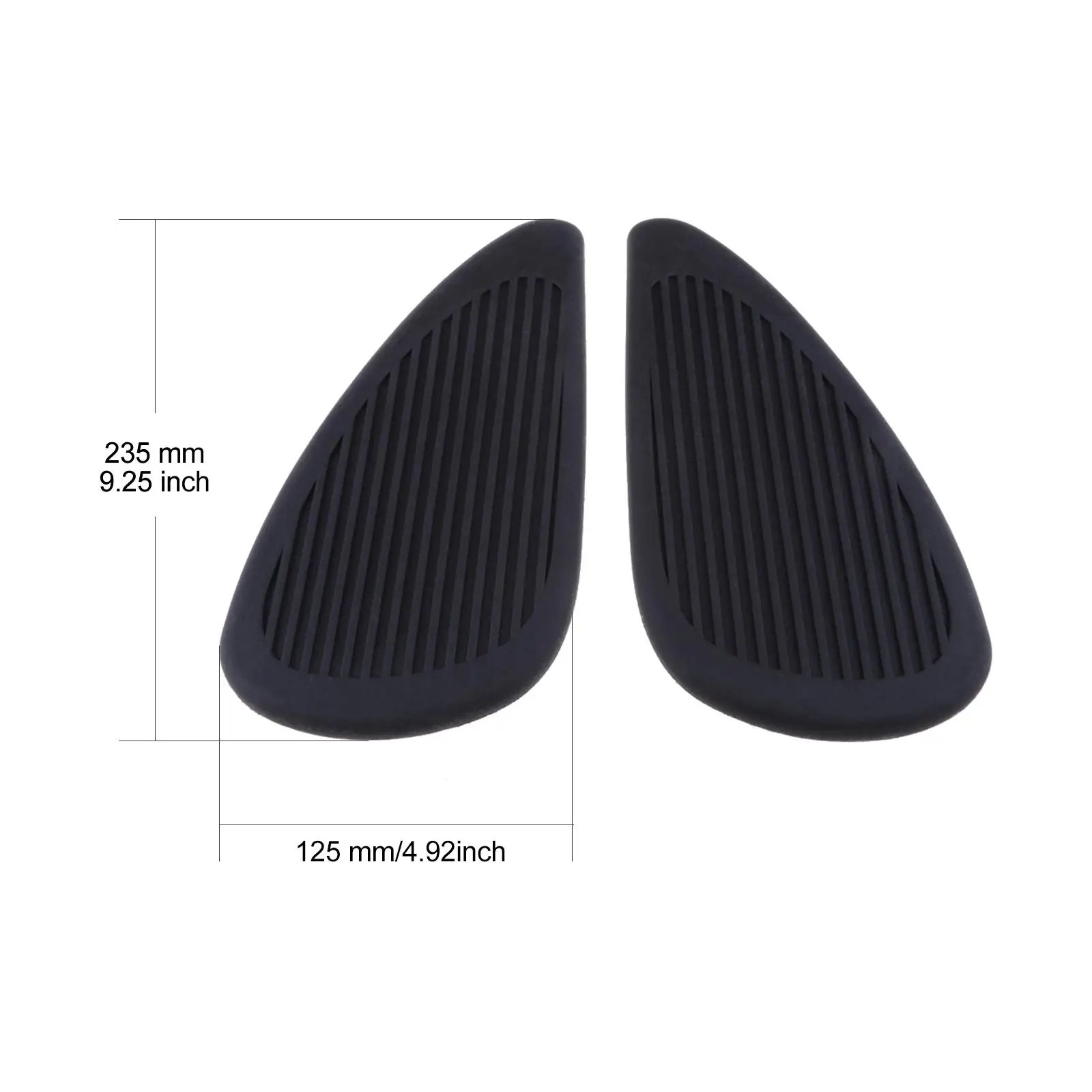 

Rubber Tank Traction Pads Protector Comfortable Anti Slip Sticker for Motorcycle Chain Tension Accessories