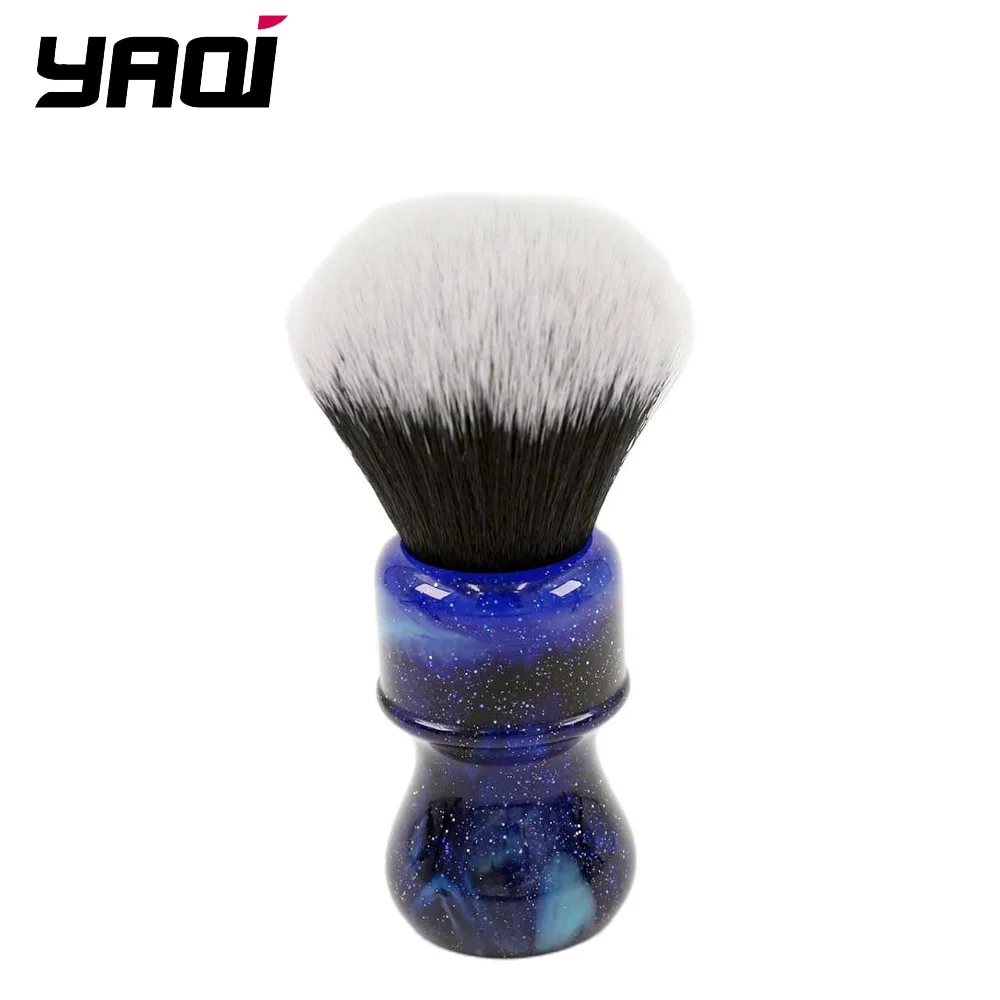 Pędzel do golenia YAQI 26MM z uchwytem w kolorze tajemniczego kosmosu, model Tuxedo, dla mężczyzn