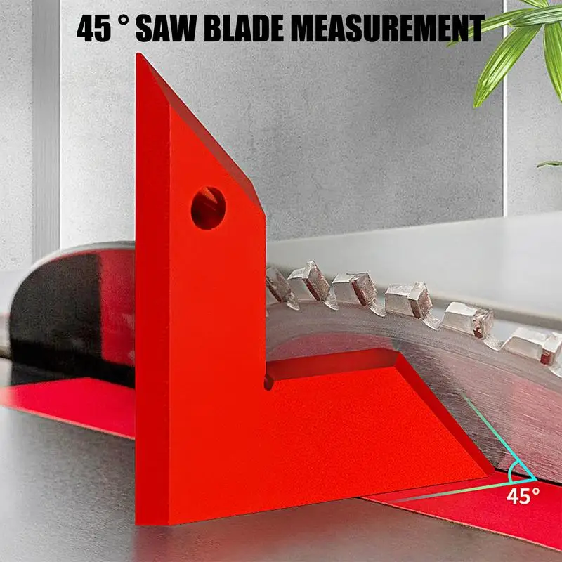 

Machinist Square 45/90 Degree Miter Triangle Ruler L Shape Machinist Square For Complex Woodworking Projects Machine Settings