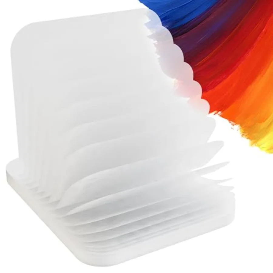 Wet Palette Paper, 100 Sheets Stay Wet Palette Paper Refill for Miniature and Model Painting and Acrylic Painting, DIY Craft, K