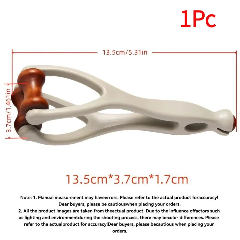 *1PC Hand Massager Roller Wooden Finger Therapy Tool for Relieving Pain at Home and Work