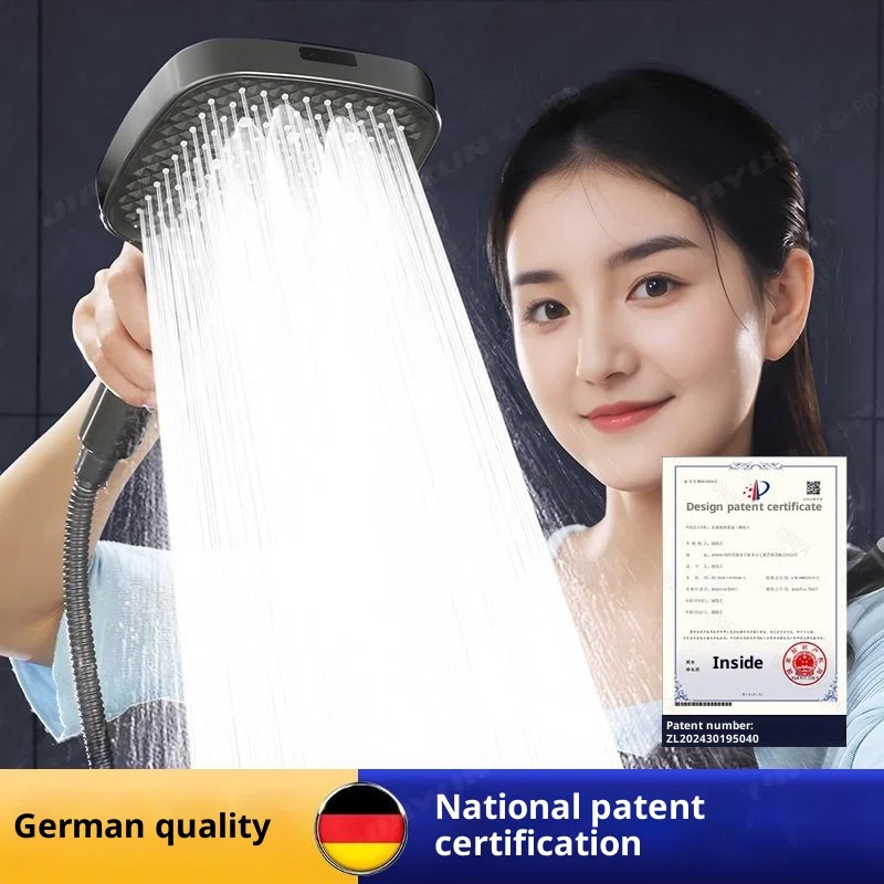 Super High Pressure Shower Head Large Water Output for Home Bathroom Bath Shower Faucet Easy Install