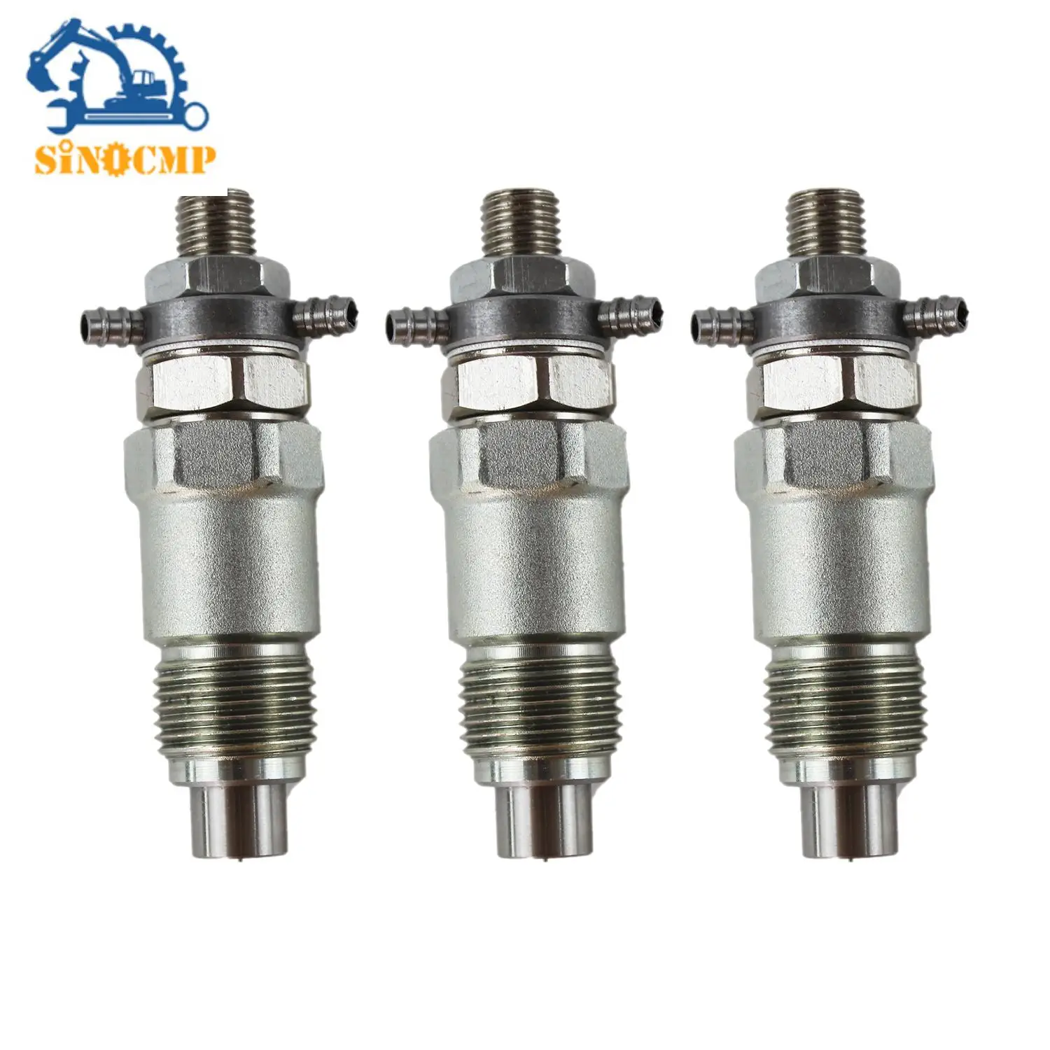 3 PCS 15271-53020 70000-65209 Fuel Injector Nozzle Assy for Kubota D750 D850 D950 D1302 D1402 V1702 V1902 Engine