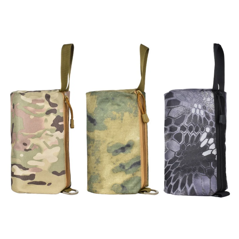 Bolsa de caza al aire libre, bolsa de camuflaje, bolsas de almacenamiento EDC portátiles para múltiples herramientas, bolsa táctica Molle, bolsa de aseo para correr y acampar