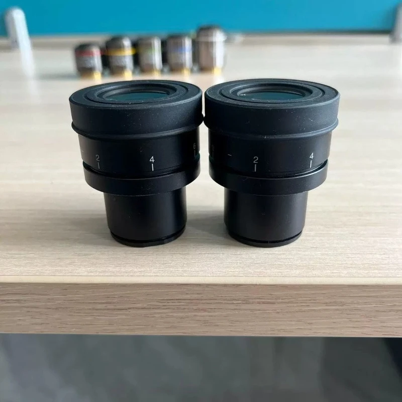 1PCS SWH10X Binocular Trinocular Stereo Microscope Eyepiece Lens Diopter Adjustable Wide Field 30mm Mounting Size Olympus Usable