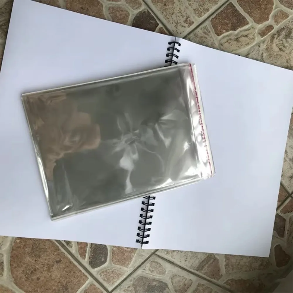 100pcs Self-Adhesive Game Disc Protective Bags Self-Adhesive Protective Bags for PS1 2 3 4 5 NS NS2 Wii Xbox360 3DS NDS