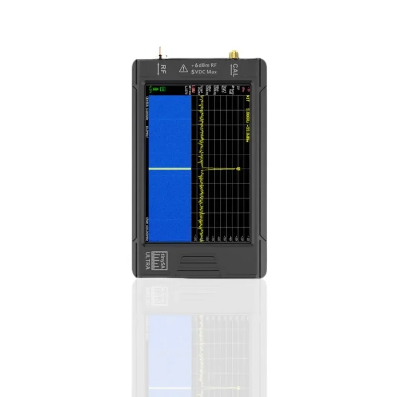 Upgraded 4 Inch TinySA Ultra Spectrum Analyzer 100k To 5.3GHz Handheld Frequency Analyzer With 32GB Card 2-in-1 Signal Generator