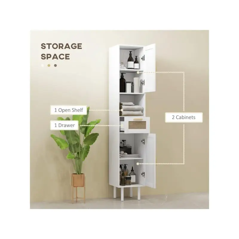 Armadietto portaoggetti da bagno Organizzatore per cestini per la biancheria