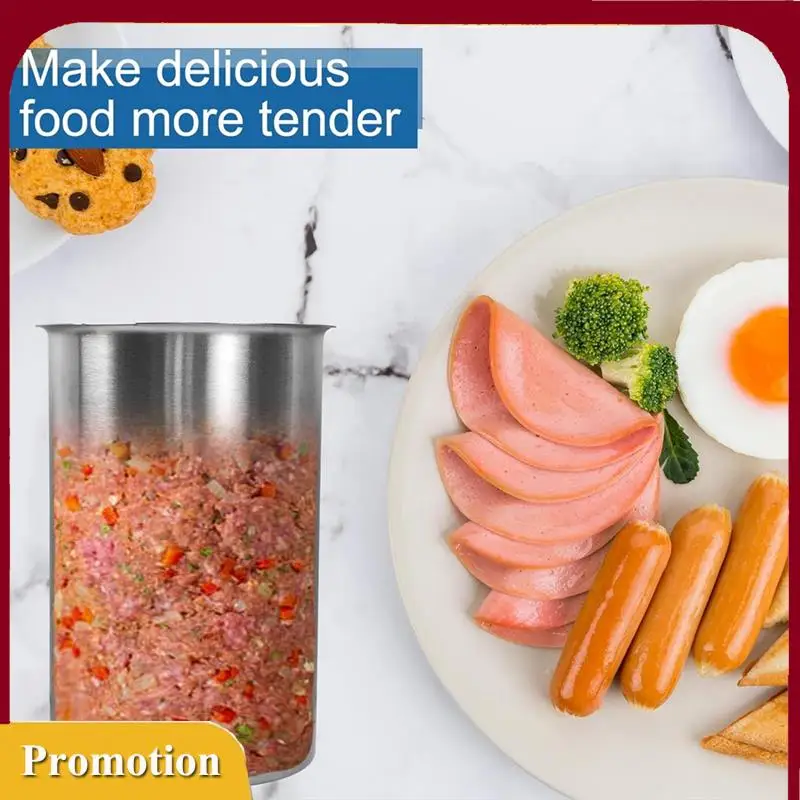 

Hot!Ham Maker Meat Press Cooker With A Thermometer Round Shape Deli Meat Press Mold For Meat Pork Seafood Beef Fish Poultry