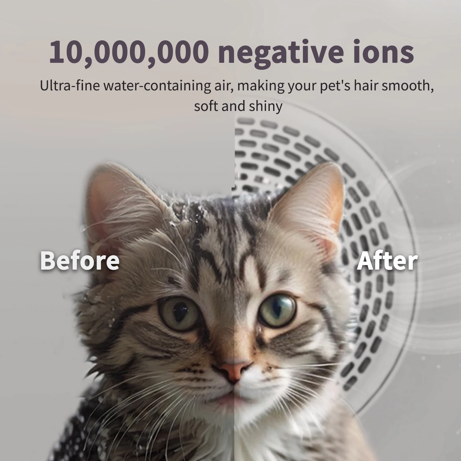 GlowMart  Touch Screen Quiet 72L UV Negative Ions Temperature Control Drying Pet Fur Dryer Box for Cat Small Dog Automatic Pet H