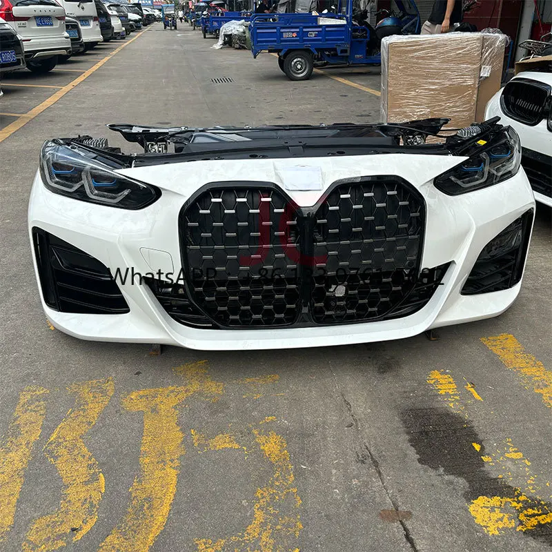 4-Series G26 High Quality Front Bumper Assembly with Radiator Fan Kit & Front Lights Car Bumper Front Kit