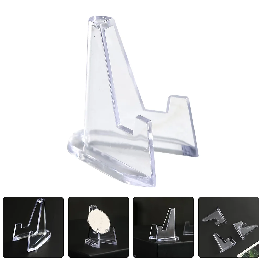 20 Pcs Guitar Pick Holder Display Shelf Bracket Microphone Plectrum Container Acrylic Clear Stand Picks