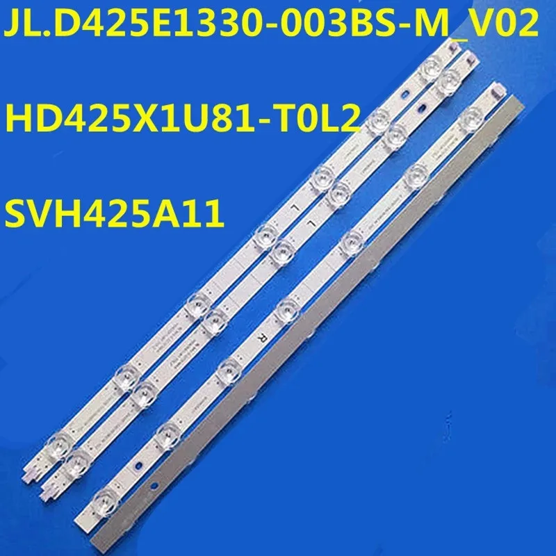 

20set LED Strip for 43A603AMV 43R6E3 43h6g 43R6090G 43H6500G 43H6570G SVH425A11 JL.D425E1330-003BS-M_V02 HD425X1U81-T0L2 T0L3