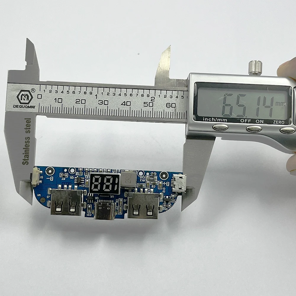 LED Display DC 5V 3A Quick Charging Circuit Board Fast Charger Module for Li-ion Battery DIY Power Bank Apple