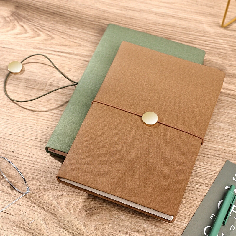 

A5 Notebook Simple Bandage Planner Notepad Portable Writing Paper Office Business Record Notebook