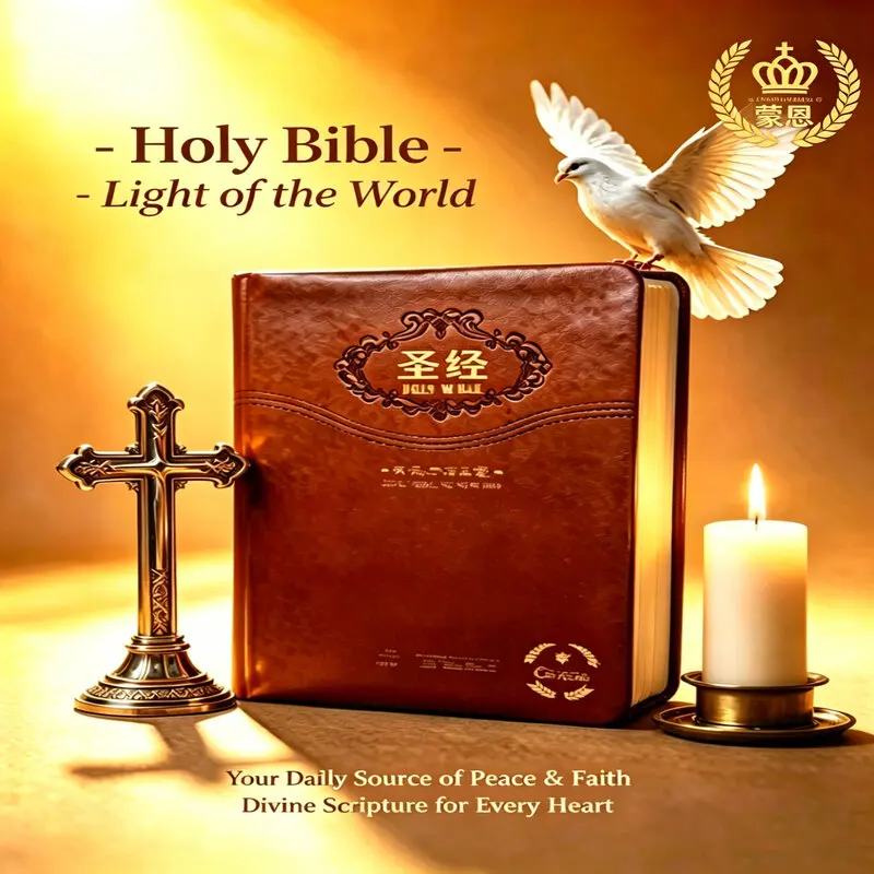 Holy Bible Bilingual - Chinese English Christian Bible for Daily Devotion Church Religious Worship Reading Christian Literature