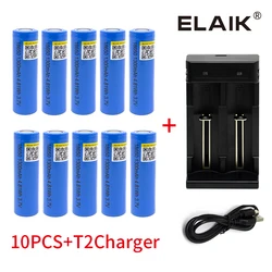 18650 1300 mah power lithium battery 3.7 V strong light flashlight rechargeable battery 1-10pcs batteries  include charger set