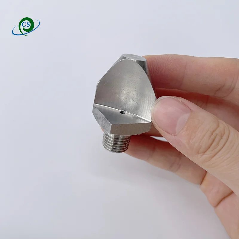 

High-Pressure V-Spoon Deflector Jet Nozzles SS Narrow-Angle Flat Fan for Industrial Cleaning Conveyor/Flushing Water Misting