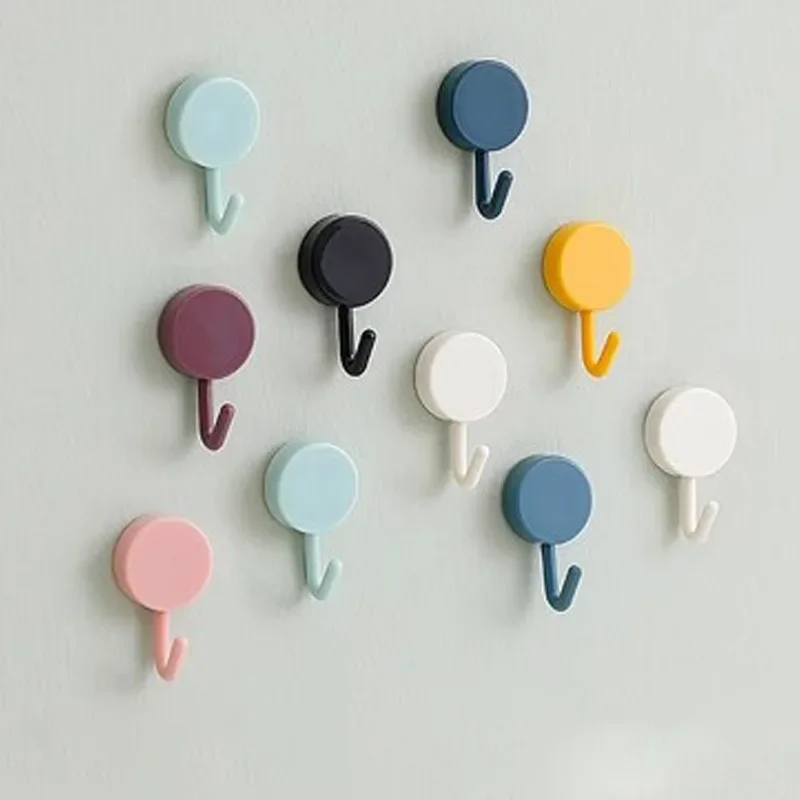 1pcs Vacuum Suction Cup Hooks Punch Free Bath Sucker Hook Wall Hook Hanger Glass Kitchen Bathroom Hooks for Towel Handbag