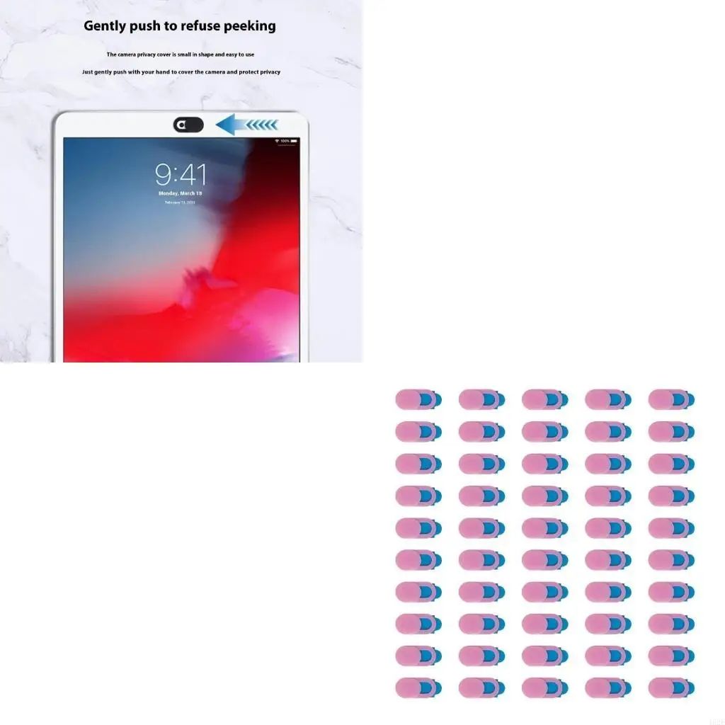 462E Privacy Slider Cover For Laptop Phone Webcam Easy Installation Secure Protective