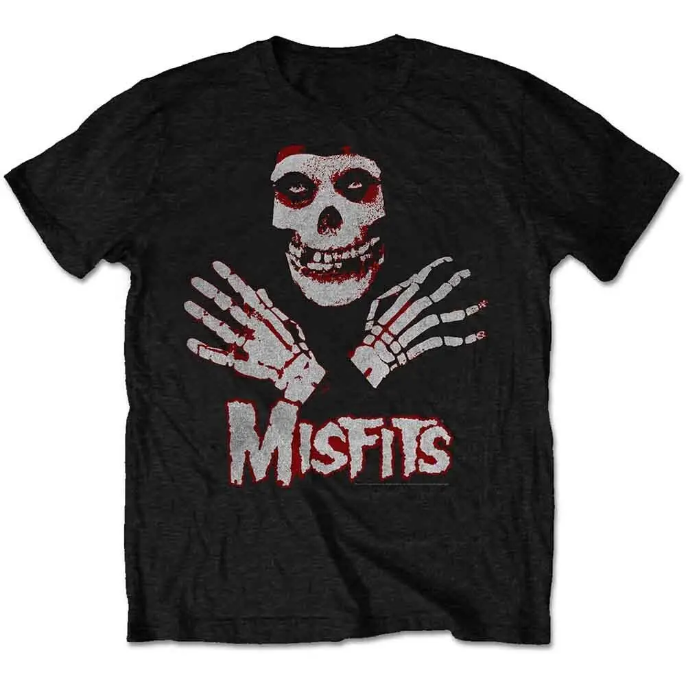 

Черная футболка Misfits с надписью «Hand», Новинка